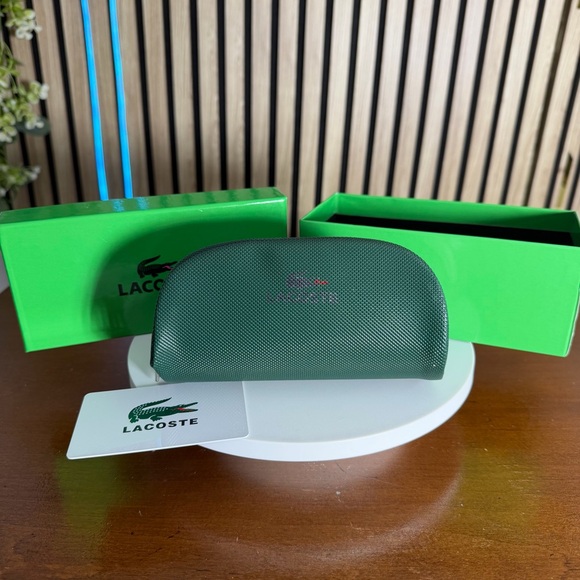 WOW🔥 LACOSTE🐊 17377 Light Brown Pilot Aviator Gold Brand Club Unisex Sunglasses. - Picture 9 of 16